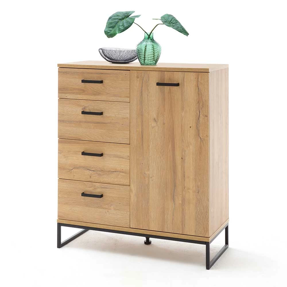 Besorgen 🤩 101x116x44 Kombi Kommode Mit Bügelgestell - Truvisas 💯 – Bild 2