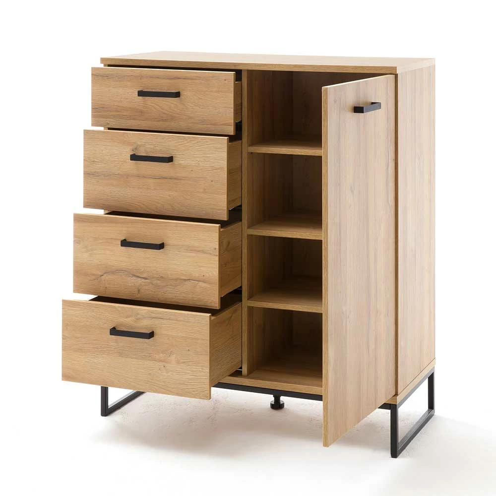 Besorgen 🤩 101x116x44 Kombi Kommode Mit Bügelgestell - Truvisas 💯 – Bild 3