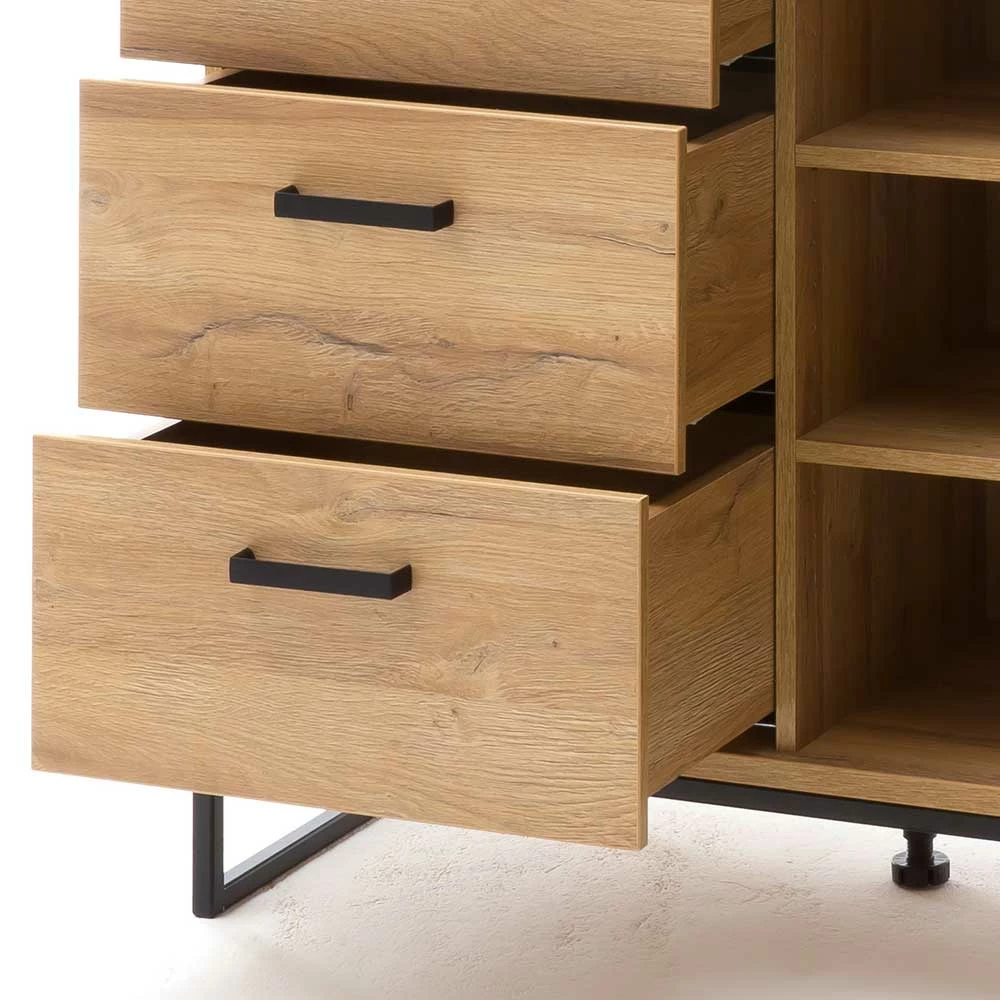 Besorgen 🤩 101x116x44 Kombi Kommode Mit Bügelgestell - Truvisas 💯 – Bild 4