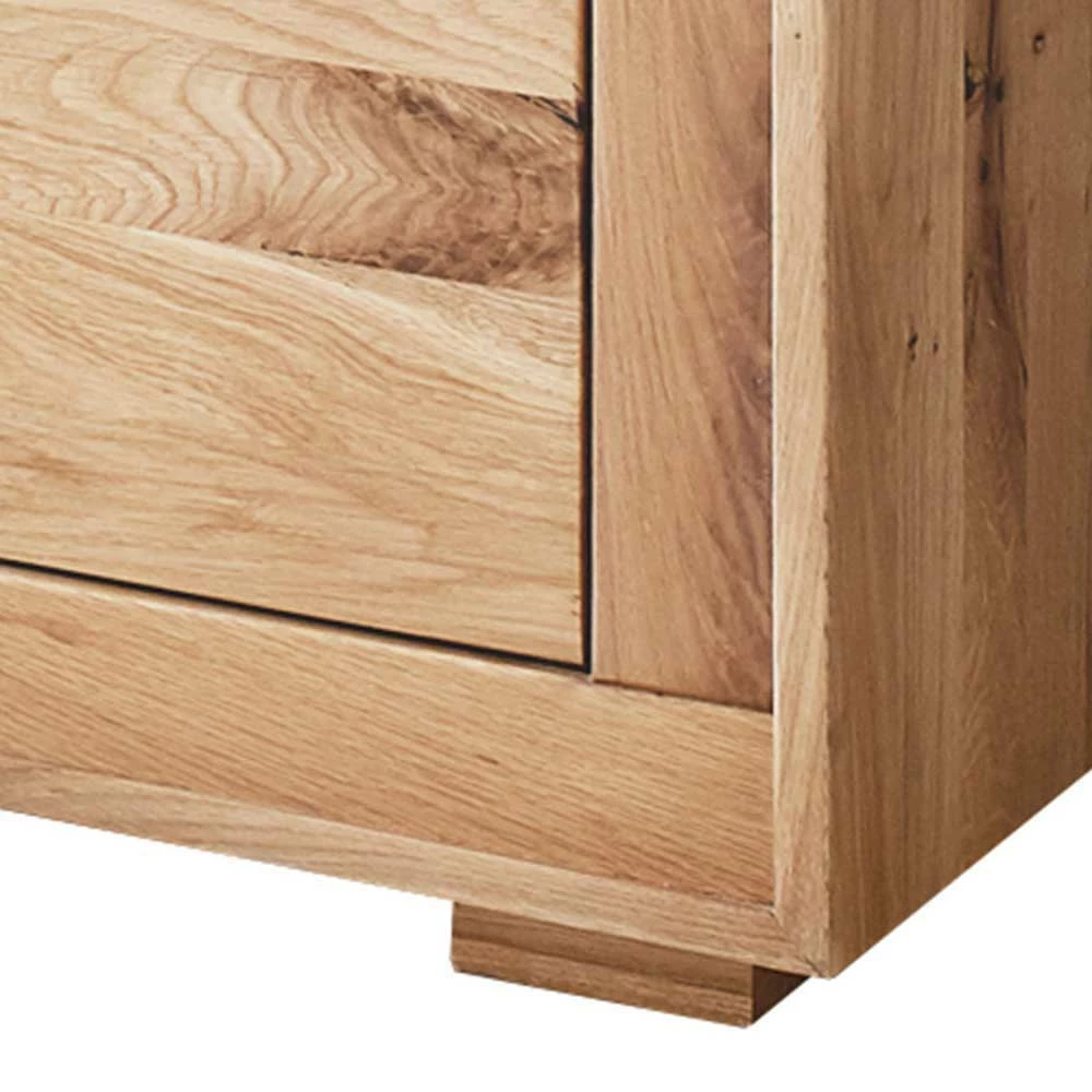 Auslauf 🔥 103x135x40 Highboard Vitrine In Hell Geölt - Emigoa 😀 – Bild 5