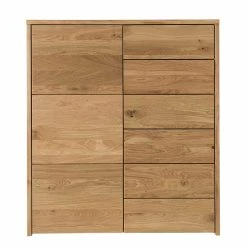 Blitzangebot 🤩 105x120x45 Kommode Mit Sechs Schubladen & Tür - Vactivus ⌛