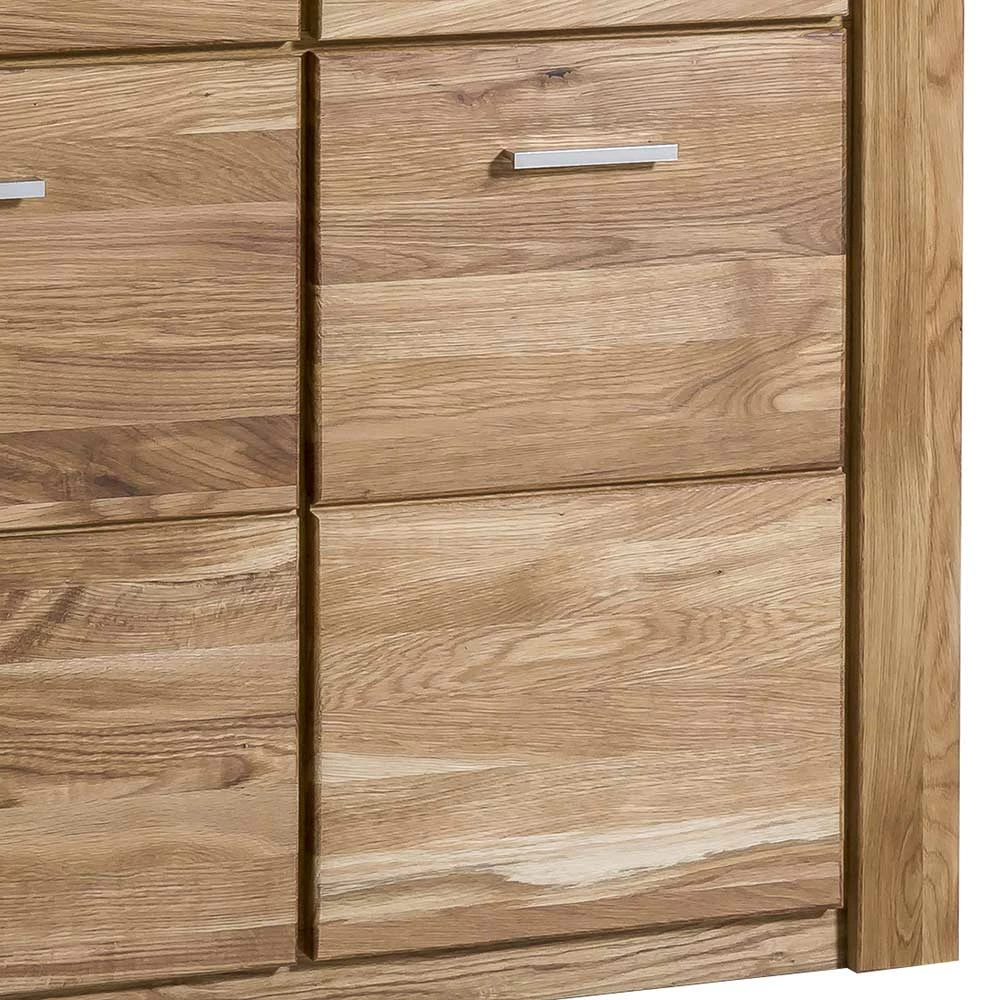 Angebote ✨ 108x140x40 Wildeiche Highboard 4-türig - Maila 🥰 – Bild 4