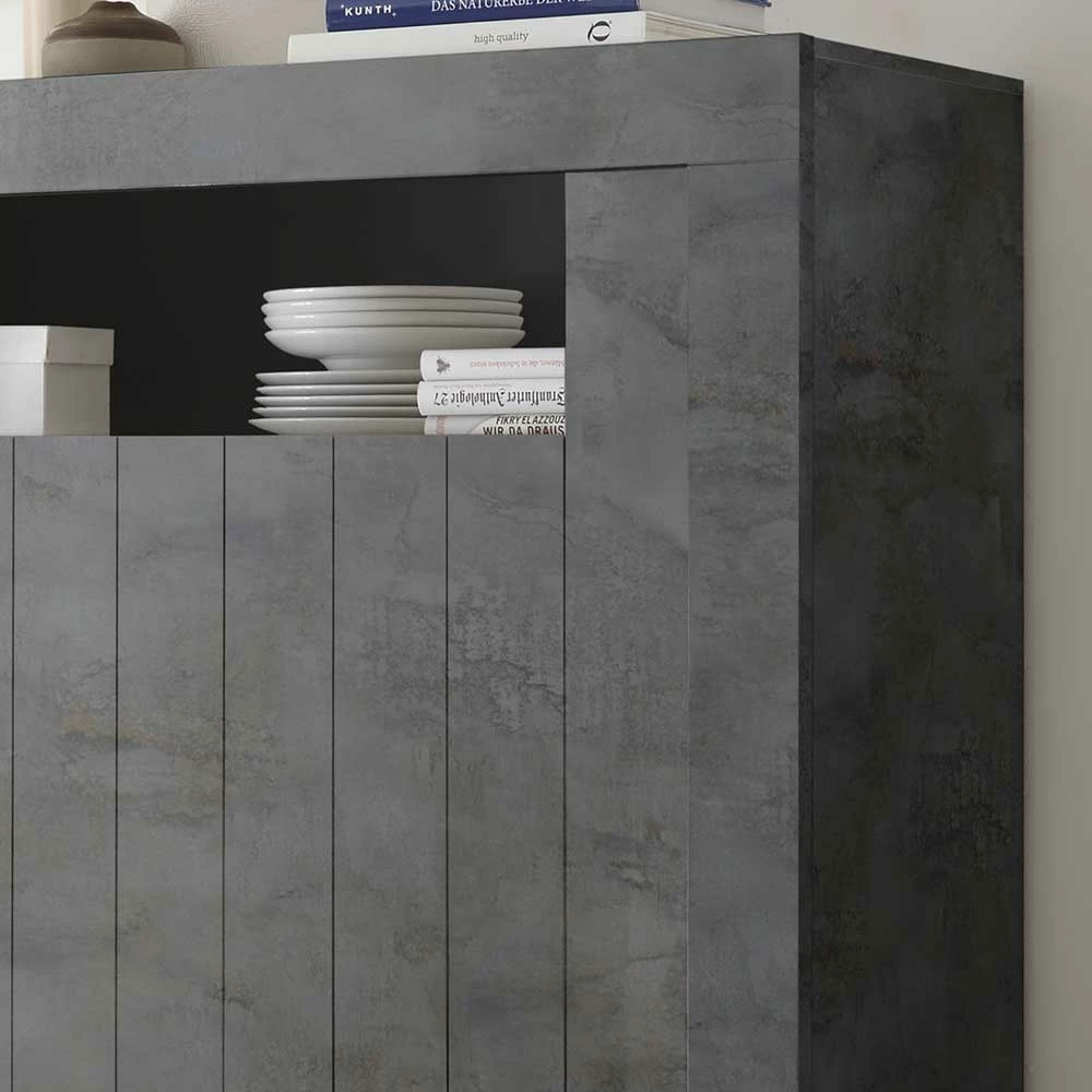 Beste Bewertungen von 🌟 110x144x43 Schrank In Dunkelgrau Dekor - Zita 😉 – Bild 3