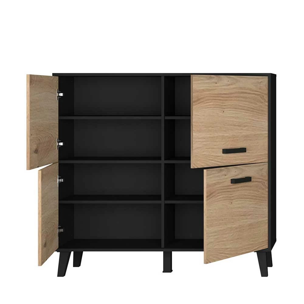 Bester Verkauf 🎉 126x118x40 4-türige Kommode Modern - Paniera 👍 – Bild 4