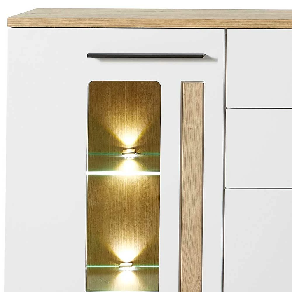 Angebote 🧨 180x133x37 Wohnzimmerschrank Mit Licht LED - Cicek 😉 – Bild 6