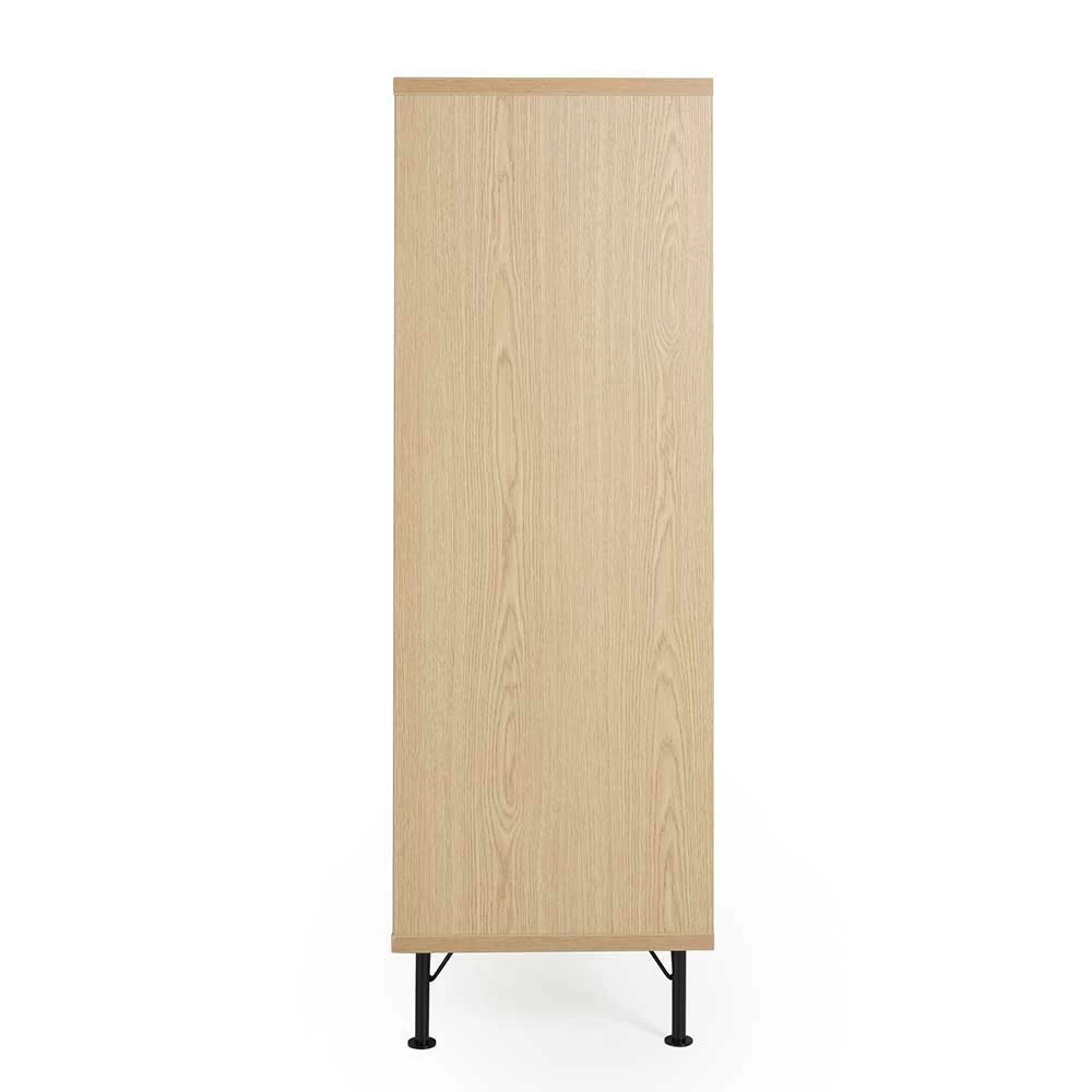 Neu ⌛ 4-türiges Highboard Mit Push-to-Open Chicron In Schwarz 🧨 – Bild 3