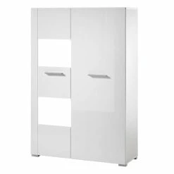 Top 10 😉 80x123x35 Hochglanz Vitrinenschrank In Weiß - Timmona 😀