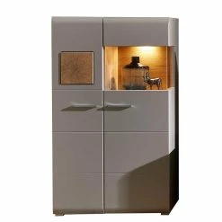 Beste Bewertungen von ⌛ 80x139x37 Wohnzimmer Schrank Mit Glas Einsatz - Fraguca ❤️
