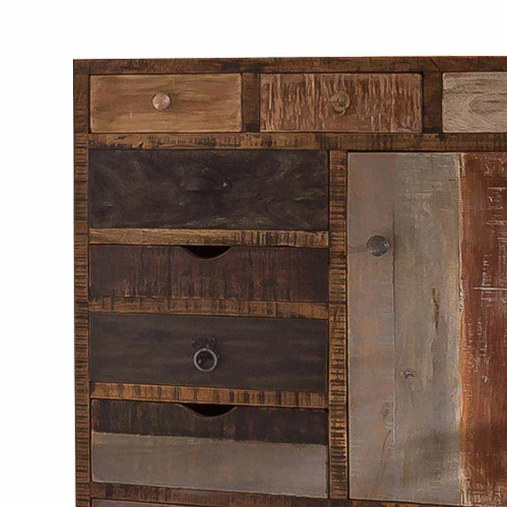 Auslauf 😀 90x120 Highboard Mit 11 Schubladen - Bahiro 🧨 – Bild 4