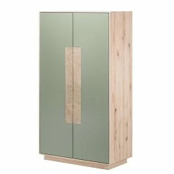 Bestpreis 🔔 90x120x45 Wohnzimmer Highboard In Grau & Buche - Ajevos 🥰