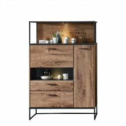 Blitzangebot 🔥 99x151x38 Industrial Highboard Fürs Wohnzimmer - Xindus 🛒