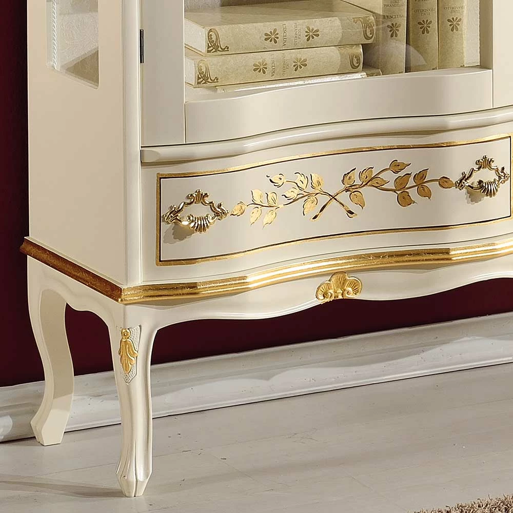 Budget ✨ Barock Design Vitrine In Weiß & Gold - Iviada 😍 – Bild 2