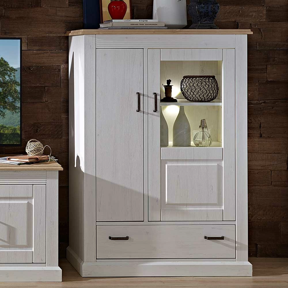 Top 10 🛒 Beleuchtete Vitrine Mariessa Im Landhaus Stil 🧨 – Bild 2