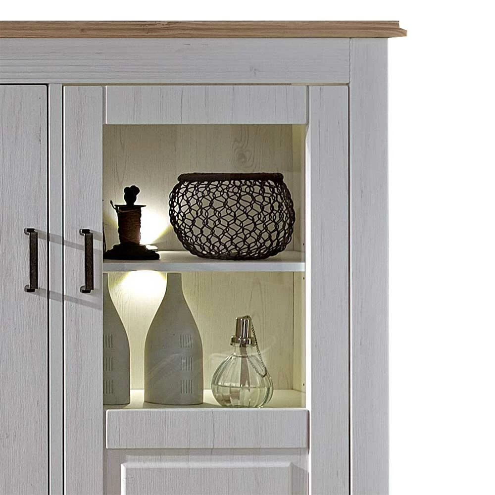 Top 10 🛒 Beleuchtete Vitrine Mariessa Im Landhaus Stil 🧨 – Bild 3