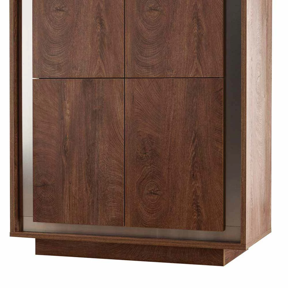 Rabatt ⭐ Design Highboard Mit Edelstahl Rahmen - Adikos 🔥 – Bild 5