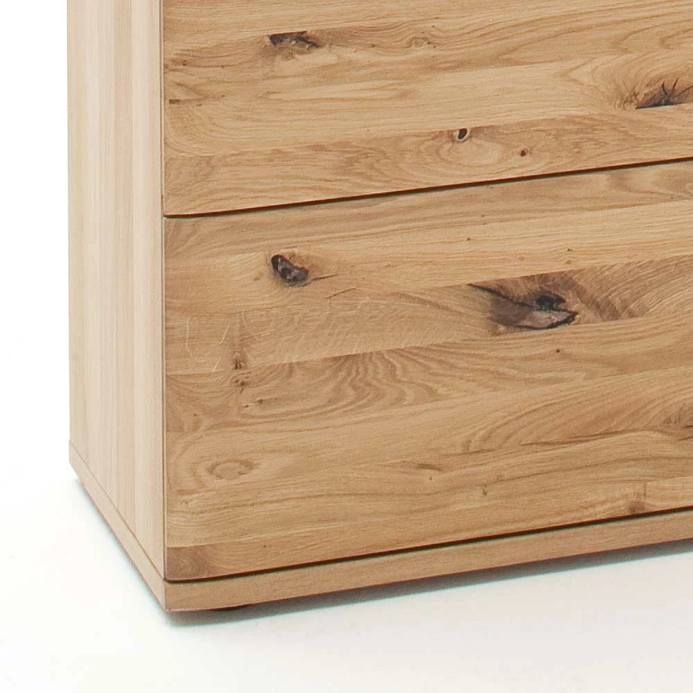 Billig 🎁 Eiche Bianco Highboard Mit Glas-Einsätzen - Crokas 🔥 – Bild 5