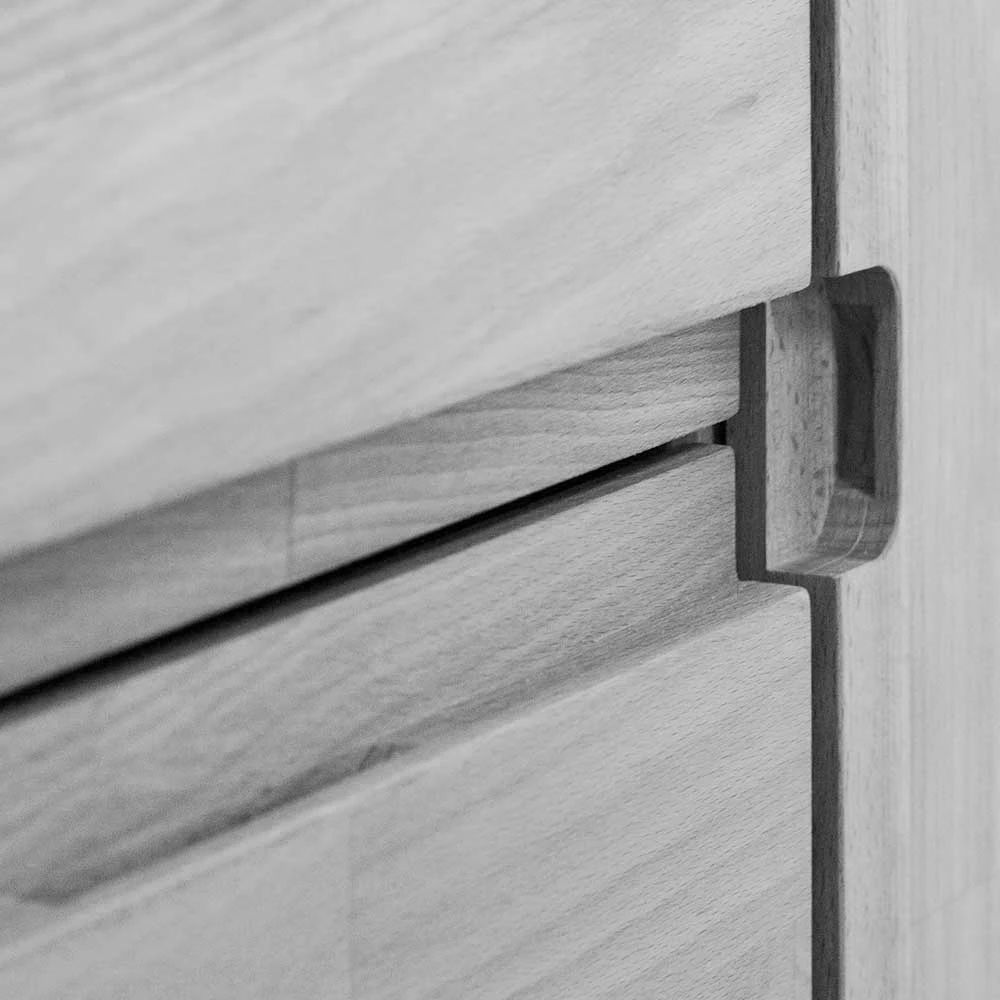 Aktion 🔔 Flur Highboard Vantonio Aus Buche Massivholz 😍 – Bild 3