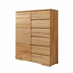 Bestes Angebot 🥰 Große Kombi-Kommode Aus Buche Massivholz - Rudacia 🛒