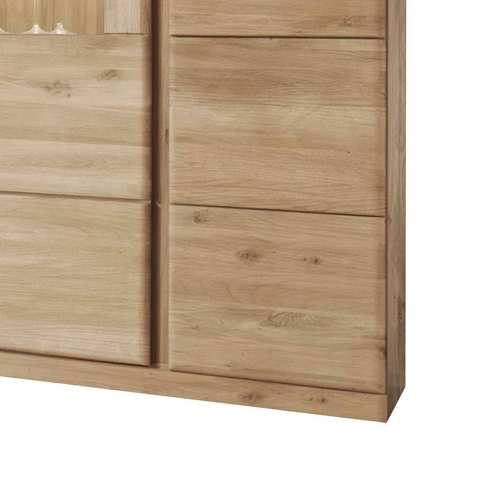 Blitzangebot 🤩 Highboard Vitrine Smonia Aus Wildeiche Bianco 🔔 – Bild 3