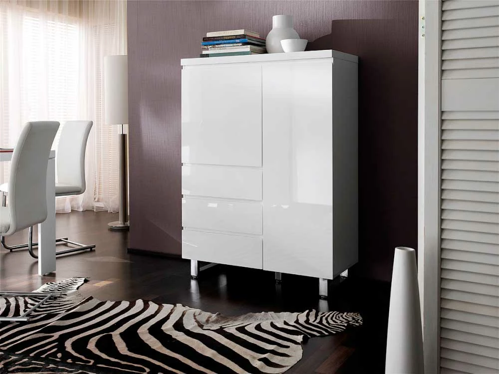 Aktion 😀 Highboard Living In Weiß 🔔