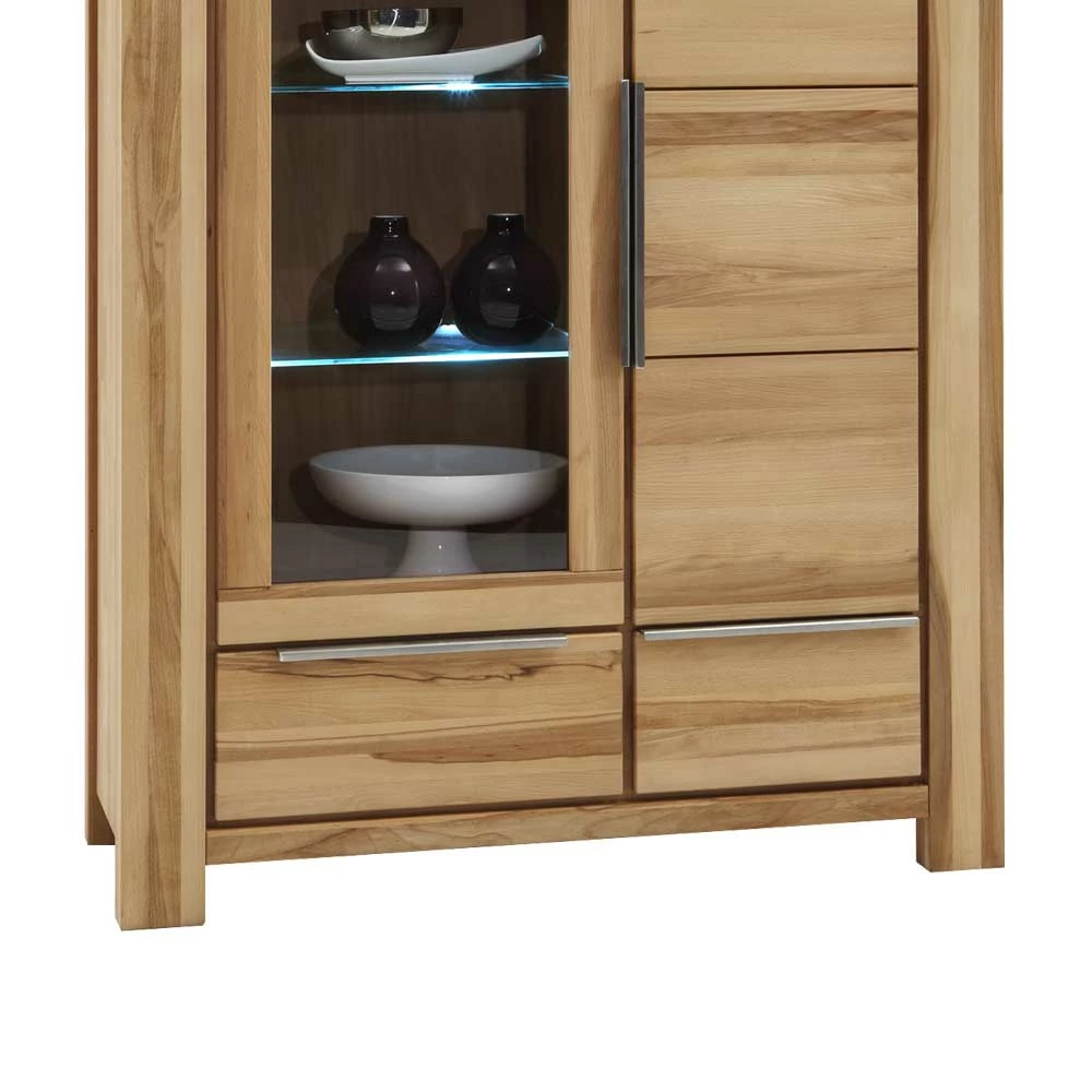 Brandneu 🌟 Kernbuche Vitrine Flanzios Mit Beleuchtung 🎉 – Bild 4