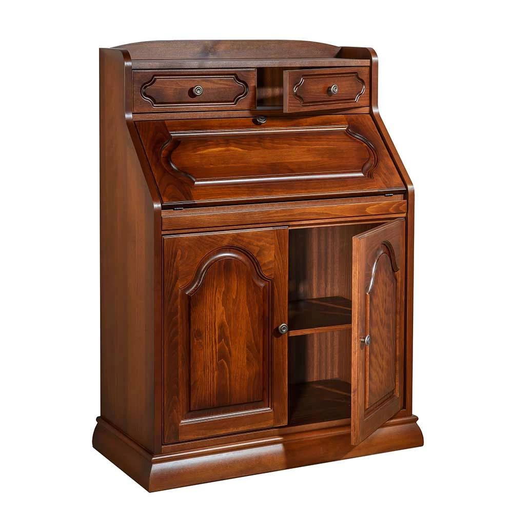 Brandneu 🎁 Klassischer Sekretär In Nussbaum - Modicca ✔️ – Bild 3