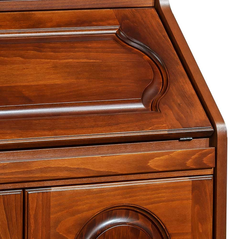 Brandneu 🎁 Klassischer Sekretär In Nussbaum - Modicca ✔️ – Bild 6