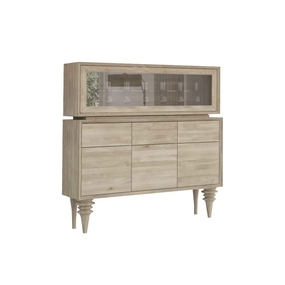 Beste Bewertungen von 😉 Landhaus Highboarrd Wizeko In Weiß Geölt 👍