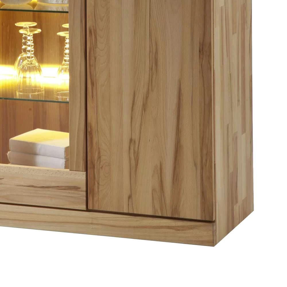 Großhandel 💯 Massivholz Highboard Wahano Aus Kernbuche Geölt ⌛ – Bild 4