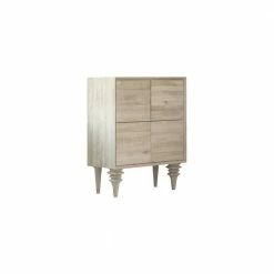 Brandneu 🧨 Massivholz Highboard Wizeko In Weiß Geölt ⌛