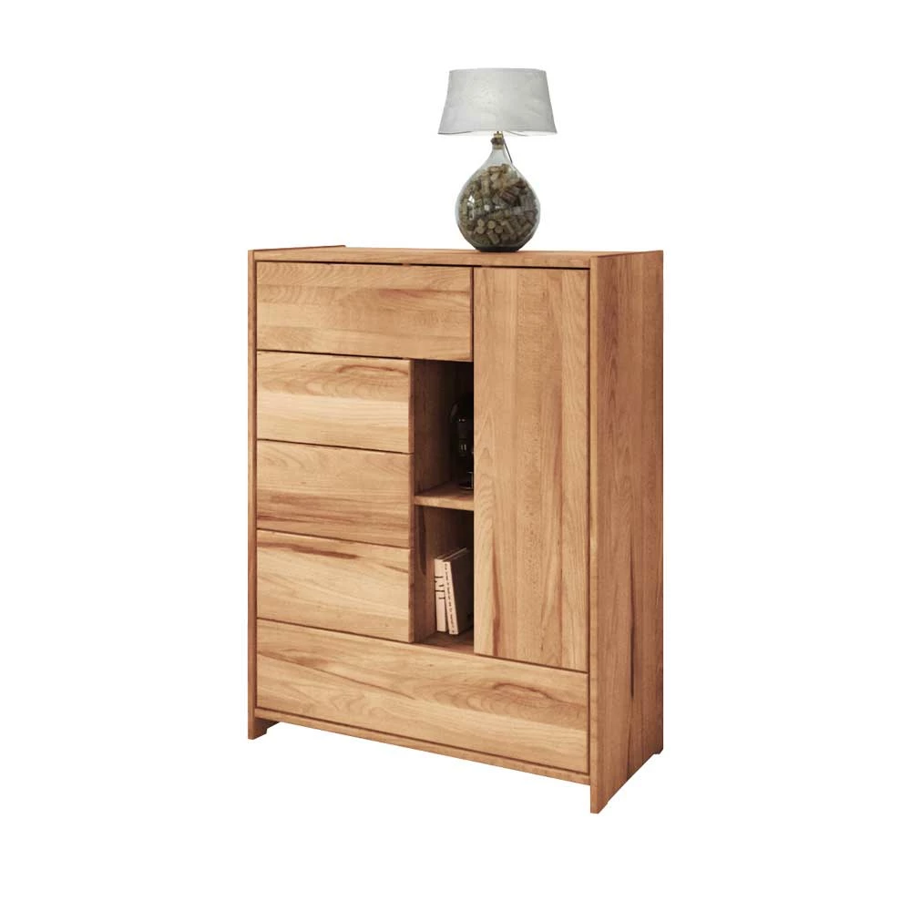 Neu 👍 Massivholz Kommode Salomonia Aus Kernbuche Geölt 👏