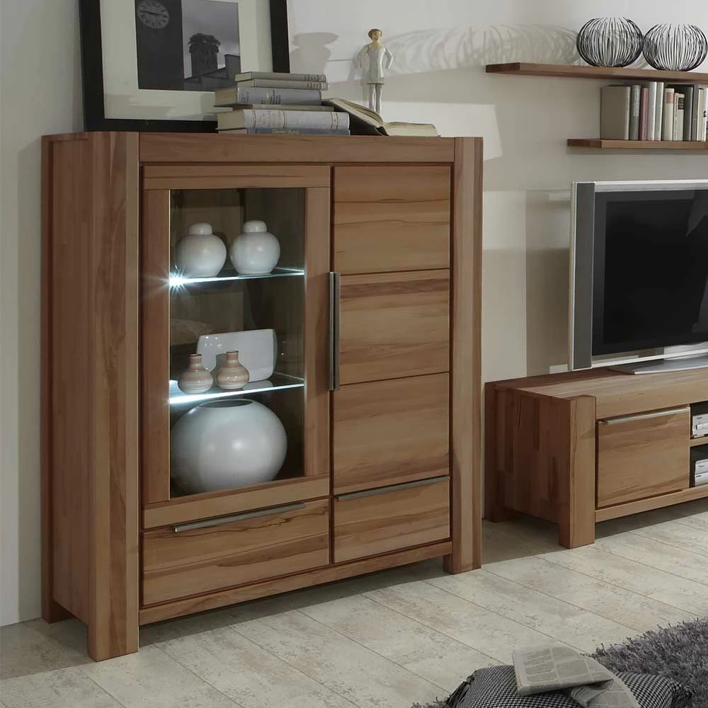 Budget 🤩 Massivholz Vitrine Grenvana Aus Wildeiche 😍 – Bild 2