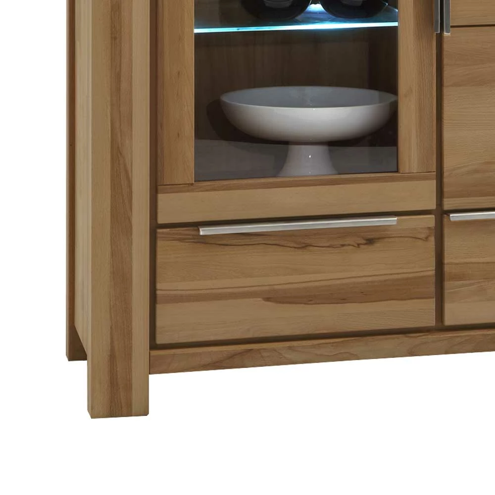 Budget 🤩 Massivholz Vitrine Grenvana Aus Wildeiche 😍 – Bild 3