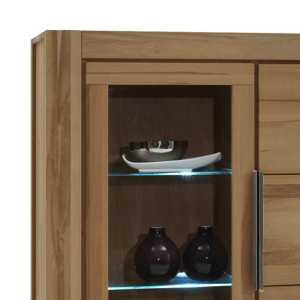 Budget 🤩 Massivholz Vitrine Grenvana Aus Wildeiche 😍 – Bild 4