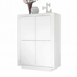 Brandneu 🌟 Modernes Highboard In Weiß - Harmons ✔️