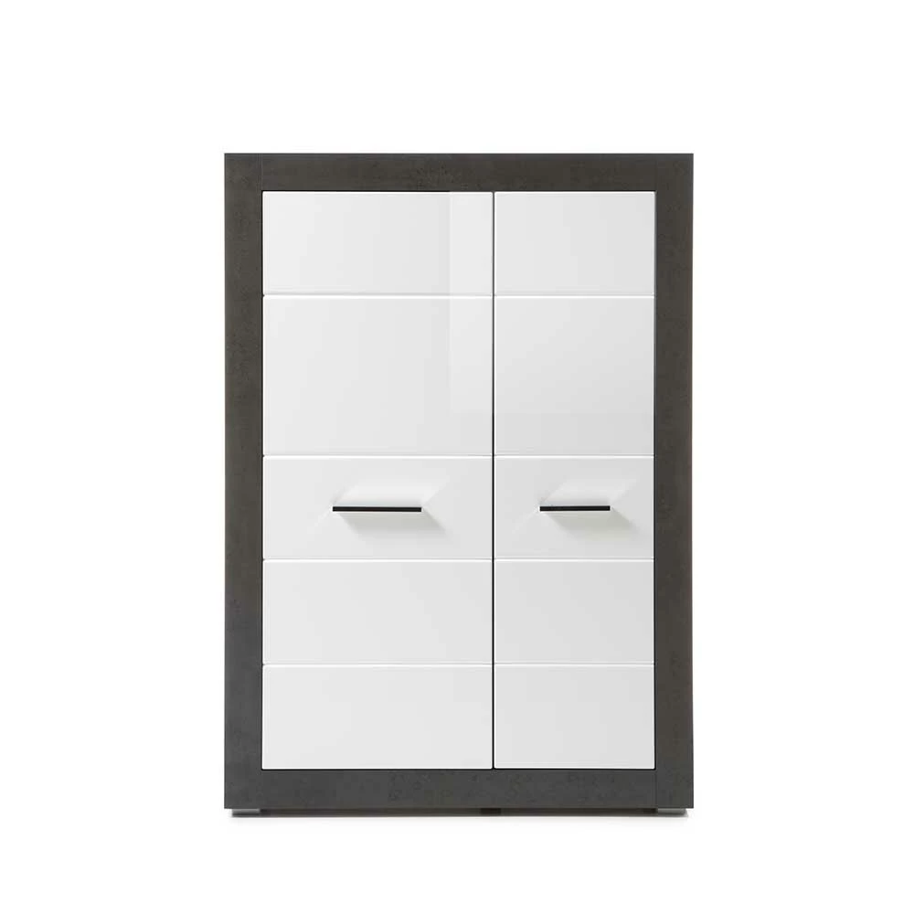 Am billigsten ✨ Modernes Hochglanz Highboard Mit 2 Türen - Istensa I ⌛ – Bild 3