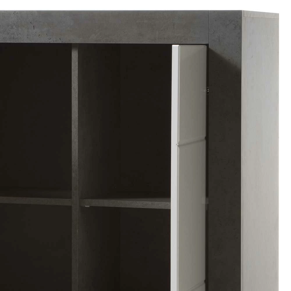 Am billigsten ✨ Modernes Hochglanz Highboard Mit 2 Türen - Istensa I ⌛ – Bild 6