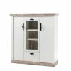 Brandneu 🔔 Scandi Landhaus Highboard In Weiß Pinie Shabby Nedita 140 Cm Breit 🛒
