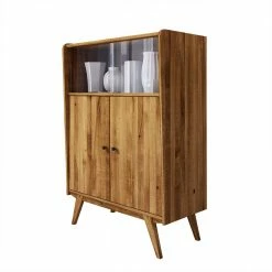 Brandneu ✨ Schrank Im Mid Century Stil Aus Wildeiche Holz - Hardus ⌛