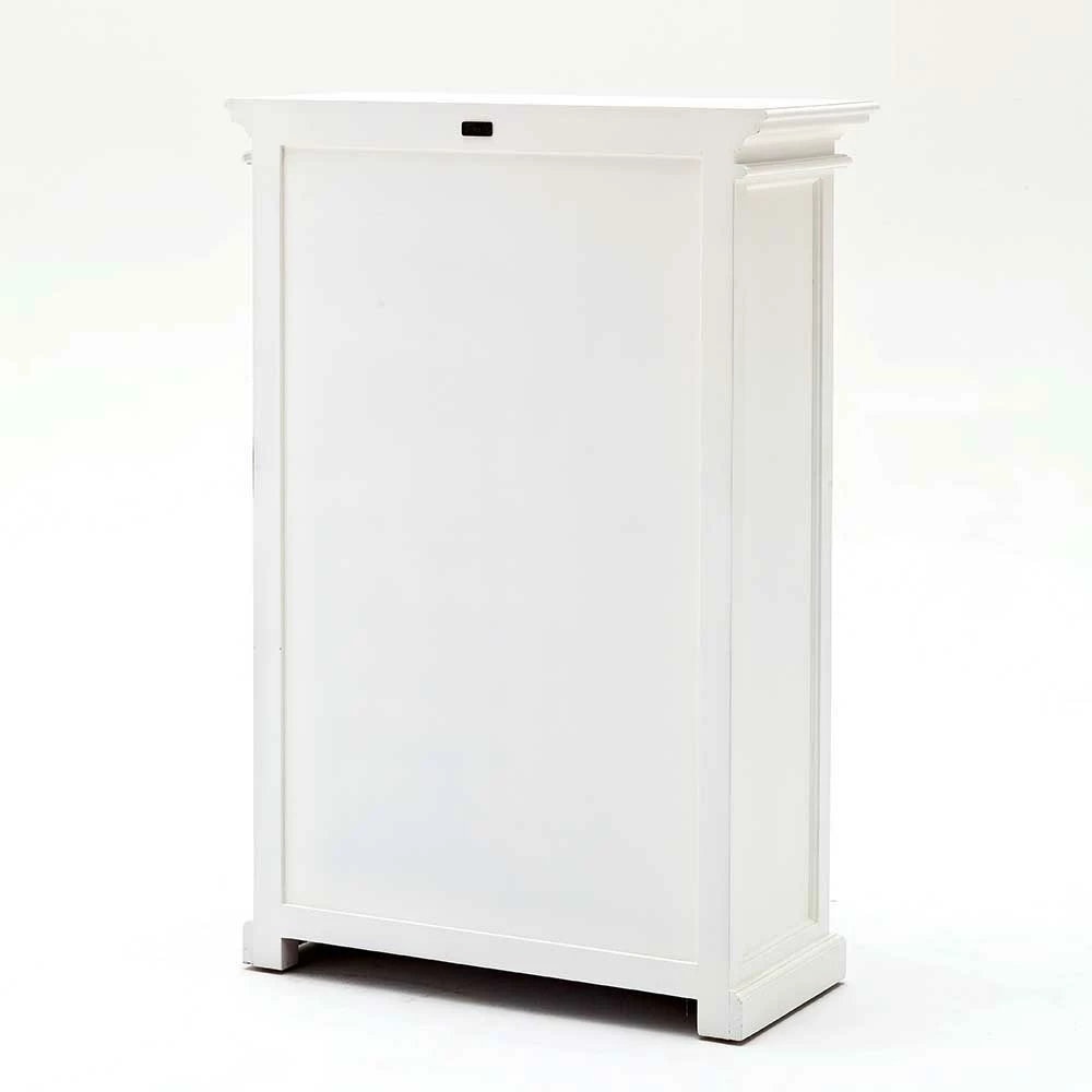 Auslauf 🥰 Weißes Highboard Mit 4 Glastüren Venzeno Landhaus 🔔 – Bild 5