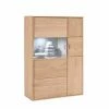 Brandneu ✔️ Wohnzimmer Highboard Vernella Aus Eiche Bianco 👍